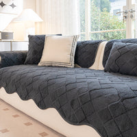 Creamy Comfort Fleece Nonslip Sofa/Couch Cover