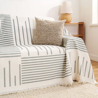 Modern Geometric Multi-Color Sofa Cover Stylish Durable and Soft Protection for a Trendy Pet-Friendly Kid-Friendly Home