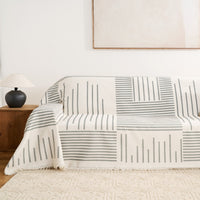 Modern Geometric Multi-Color Sofa Cover Stylish Durable and Soft Protection for a Trendy Pet-Friendly Kid-Friendly Home