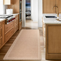 Easy Clean Rug Minimal Weave Durable Non-Slip Pet-Friendly Modern Hallway Runner Stain-Resistant