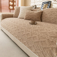 Vintage Weave Plush Nonslip Sofa/Couch Cover