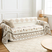 Geometric Boho Sofa Cover