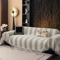 Woodland Geometric Soft Plush Pet-Friendly Multi-Purpose Minimalist Vintage Sofa Cover
