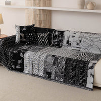 Patchwork Charm Scratch-Resistant Chenille Sofa/Couch Cover