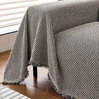 Herringbone Chenille Washable Sofa Cover