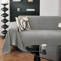 Herringbone Chenille Washable Sofa Cover