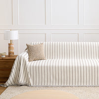 Black Linearity Reversible Comfort Sofa / Couch Cover