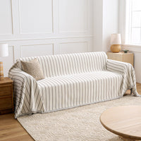 Black Linearity Reversible Comfort Sofa / Couch Cover