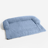 Fluffy Bolster Dog Couch Cover & Sofa Blanket