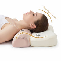 CloudCurve Dual-Contour Memory Foam Pillow