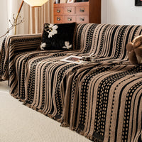 Metro Stripe Chenille Sofa Cover