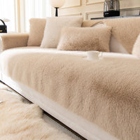 Nordic Mink Plush Nonslip Sofa/Couch Cover