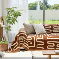 RetroMaze Chenille Sofa Cover