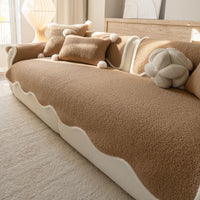 Cozy Shearling Sherpa Nonslip Sofa/Couch Cover