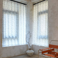 Whisper Bloom Embroidered Sheer Curtain