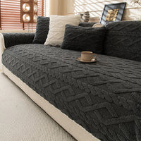 Vintage Weave Plush Nonslip Sofa/Couch Cover