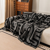 Modern Maze Chenille Sofa Cover