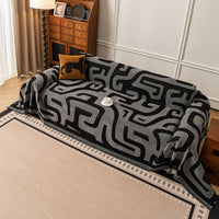 Modern Maze Chenille Sofa Cover