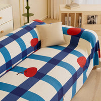 Unique Retro Cherry Pattern Sofa Cover Anti-Spill Lightweight Stylish Easy-to-Clean Couch Protection for an Added Pop Home Upgrade