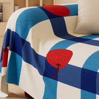 Unique Retro Cherry Pattern Sofa Cover Anti-Spill Lightweight Stylish Easy-to-Clean Couch Protection for an Added Pop Home Upgrade