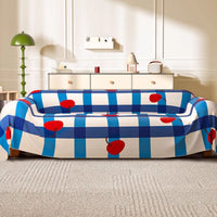 Unique Retro Cherry Pattern Sofa Cover Anti-Spill Lightweight Stylish Easy-to-Clean Couch Protection for an Added Pop Home Upgrade