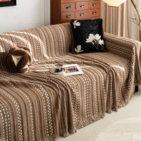 Metro Stripe Chenille Sofa Cover