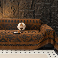 Nordic Geometric Pattern Breathable Monochromatic Couch Cover Soft Stylish Sofa Protection for a Cozy Modern Durable Home