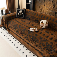 Nordic Geometric Pattern Breathable Monochromatic Couch Cover Soft Stylish Sofa Protection for a Cozy Modern Durable Home