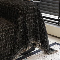 Elegant Grid Chenille Scratch-Resistant Sofa/Couch Cover