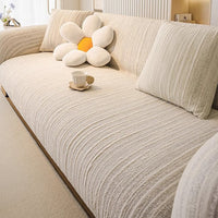RippleCool Textured Stretch Sofa Slipcover