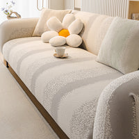 AeroSoft Wave Stretch Full-Cover Sofa Slipcover