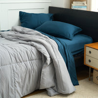 Cloud Haze Reversible College Comforter - Twin XL