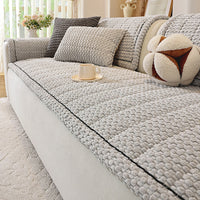 Cozy Corduroy Plush Nonslip Sofa/Couch Cover