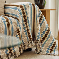 Heritage Stripe Chenille Sofa Cover
