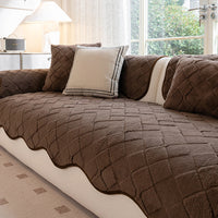 Creamy Comfort Fleece Nonslip Sofa/Couch Cover