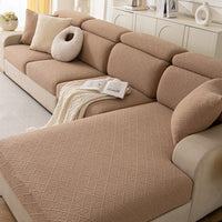 Luxury Diamond Knit Stretch Sofa Cover– Anti-Scratch, Full-Cover Pet Protector