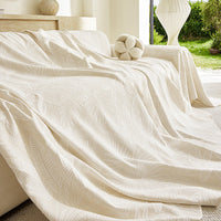 Botanical Leaf Reversible Triple Gauze Sofa Cover