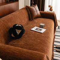Elegant Ripple Chenille Scratch-Resistant Sofa/Couch Cover