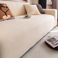 Stretch Full-Encasing Corduroy Sofa Slipcover