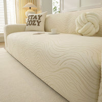 WaveLuxe Stretch Full-Cover Sofa Slipcover
