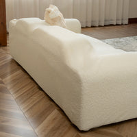 TeddyFit Stretch Full-Encasing Plush Sofa Slipcover