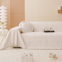 Soft Arc Plush Scratch-Resistant Sofa/Couch Cover