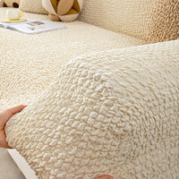 BubbleSoft Stretch Full-Encasing Sofa Slipcover