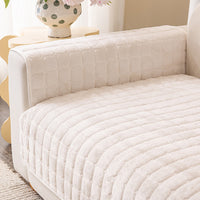 Luxe Quilted Flannel Nonslip Sofa/Couch Cover