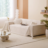 Soft Arc Plush Scratch-Resistant Sofa/Couch Cover