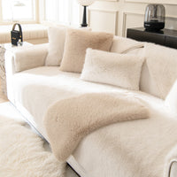 Nordic Mink Plush Nonslip Sofa/Couch Cover