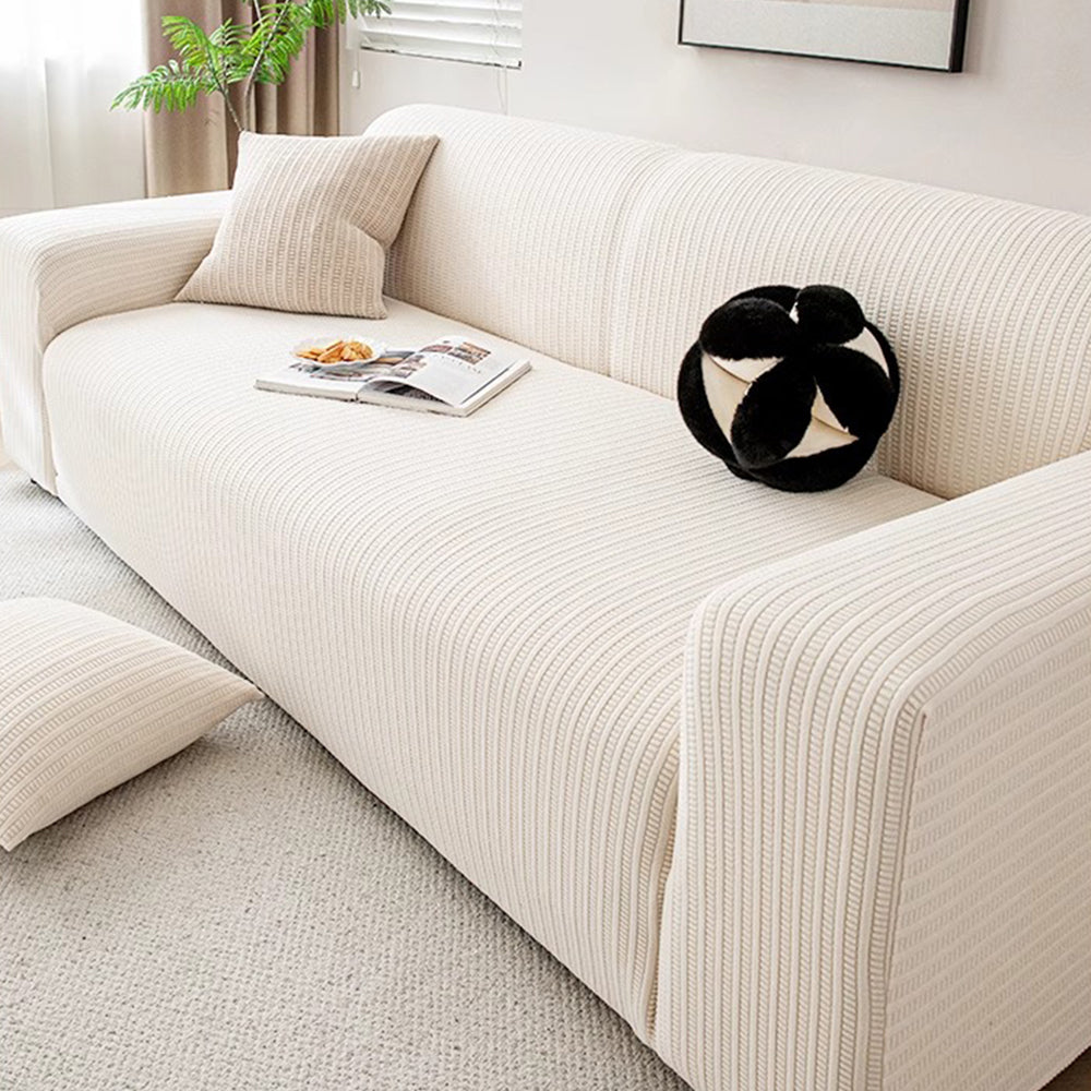 Spill-Resistant Full-Encasing Stretch Sofa Slipcover