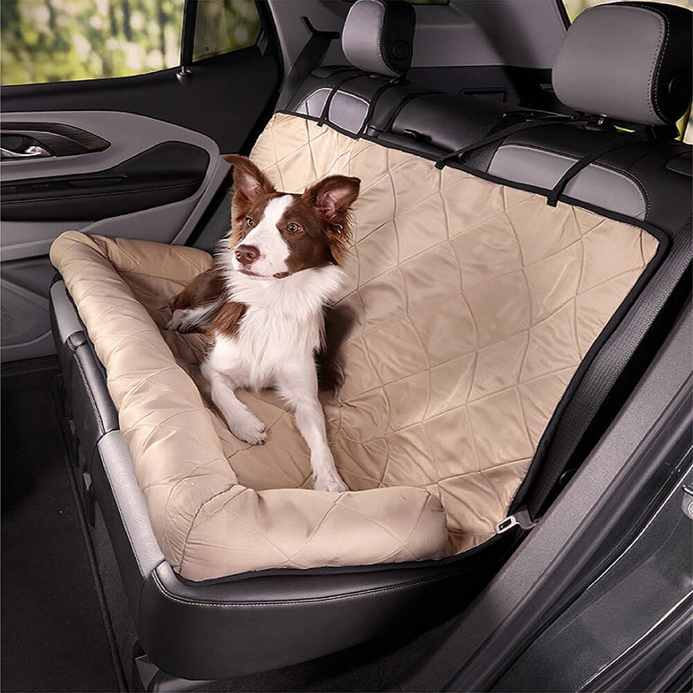 Waterproof Dog Car Booster Seat Bed