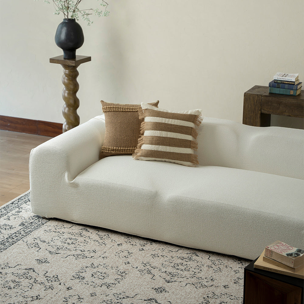 LinenEase Stretch Full-Encasing Sofa Slipcover