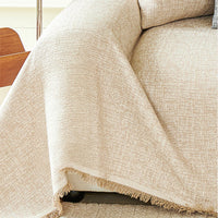 Natural Textured Chenille All Season Sofa Cover